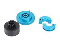 Xiuganpo Ensemble d'embrayage et de Roulements en Métal Durable 13T pour Moteur 1/10 RC, Embrayage 13T Fiable pour Buggy Truck, Métal/Bleu (Blue)