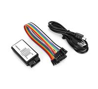 Xiuganpo Ensemble D'instruments D'analyse Logique USB Portable, Mémoire D'entrée 8 Canaux 24 MHz pour des Performances élevées et une Longue Durée de Vie, pour les étudiants en Informatique