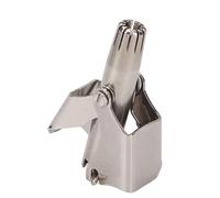 Xiuganpo Épilateur de Nez Manuel, Tondeuse à Poils de Nez Amovible Compacte en Acier Inoxydable, Rotation Confortable à 360 Degrés avec étui de Rangement de Brosse pour la Maison pour Homme