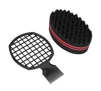 Xiuganpo Éponge de Peigne torsadé pour Cheveux, Outil de Coiffure Afro Professionnel Facile à Utiliser pour Salon à Domicile, Matière Plastique écologique pour Coiffeurs