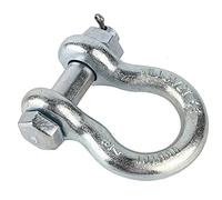 Xiuganpo Équipement de Levage de Navire : Manille d'ancrage de Type Arc en Acier allié Robuste, Finition Soignée, Traitement de Surface galvanisé, capacité de Charge 3,25 T. (#14)