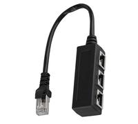 Xiuganpo Ethernet -Splitter, Ethernet -Adapter, Transfer Connector RJ45 1 à 3 Splitter du Réseau Adapter Network Adaptateur pour TV box box-et-Play