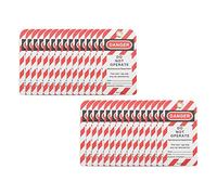 Xiuganpo Étiquette de Verrouillage, Panneau de sécurité «Ne Pas utiliser», 30 Pièces pour L'énergie électrique, écrite des Deux Côtés, Adaptée aux Mines de Pétrole et de Charbon