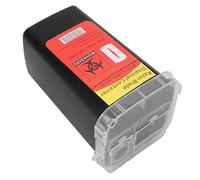 Xiuganpo Étui D'élimination des Lames de Rasoir, Boîte de Rangement D'aiguilles en Plastique de Haute qualité pour Salons de beauté et de Tatouage, 1 X étui D'élimination des Lames (BLACK)