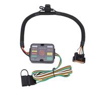 Xiuganpo Faire du Faisceau de Câblage de Remorque à 4 Broches, Plug à 4,Pin Plate Remoer Light et Connecteur de Remorquage de Jeu, Remplacement de Câblage D'attelage à 4 Voies pour