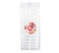 Xiuganpo Faux Ongles, Outil de Manucure à Faire Soi-même, Haute Résistance, pour les Amateurs de Nail Art, Couleur Naturelle Claire, 500 Pièces (Transparent)