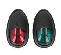 Xiuganpo Feu de Navigation LED Bateau 2 Pièces Rouge Bâbord Vert Tribord