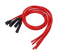 Xiuganpo Fil d'allumage, ni la Bougie d'allumage Rouge Anti-âge RED-ANTISGINE RÉSISTANTE INGRATIVE SIGE SILICONE MÉTAL POUR 4 Cylindres Classiques