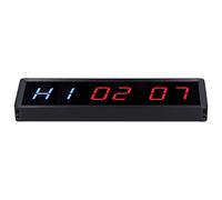 Xiuganpo Fitness Studio -Imer, Compter/Up Horloge LED -Timer LED T Intervall Timer Wall Clock Stophatch avec Télécommande pour Le Fitness du Home Studio