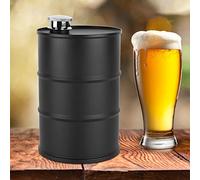 Xiuganpo Flasque à Vin en Acier Inoxydable de qualité Supérieure, 700 Ml, pour les Aventures en Plein Air, Design élégant et Pratique (BLACK)