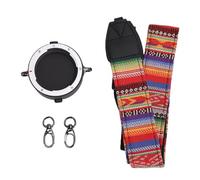 Xiuganpo Flippers D'objectif, Adaptateur de Monture D'objectif à Commutation Rapide avec Bretelles, Support D'objectif D'appareil Photo sans Miroir, Double Support D'objectif pour