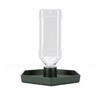 Xiuganpo Fontaine à Eau pour Reptiles, Système de Recharge Automatique, Design de sécurité à Profil Bas, Distributeur d'eau pour Dragon Barbu, Accessoires pour Gecko Léopard avec Réservoir (Vert
