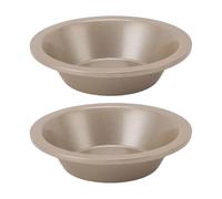 Xiuganpo Forme de Chignon Hamburger, Anti-bascule 2pcs Pouser à Gâteau Poêle en Carbone en Acier pour la Cuisine Hom