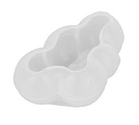 Xiuganpo Forme de Silicone en Forme de Nuage 3D, de Bougies de Nuages à Main Réutilisables pour le Commerce de Cristal pour l'aromathérapie en Permanence