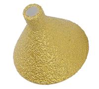 Xiuganpo Fraise à Chanfreiner Diamant pour Meuleuse D'Angle, Cône de 38mm | Mèche à chanfrein diamantée brasée avec 50 pour l\'agrandissement des trous de marbre, carrelage et quartz
