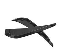 Xiuganpo Garde-boue Latéral Universel adapté au Couvercle de Garniture D'aération, Caoutchouc PU Noir Brillant, Conception Aérodynamique pour un Flux D'air amélioré du Moteur, 2 Pièces de Décoration