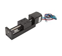 Xiuganpo Glissière Linéaire Mini avec Moteur Pas à Pas, Table de Translation avec Vis à Billes, Course de 50 Mm, pour Pièces de Routeur CNC