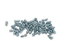 Xiuganpo Goujons de Pneus Réutilisables, 50 Pièces, pour Voiture, Vélo, Camion, Chariot élévateur SUV, Vis de Pneu en Aluminium, Goujons de Neige pour la stabilité de Conduite