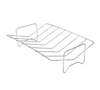 Xiuganpo Grille à Rôtir en Acier Inoxydable pour Dinde, Grille en Forme de V pour Côtes de Poulet, Canard, Jambon, Chauffage Uniforme pour Accessoire de Gril à Fumer, Camping