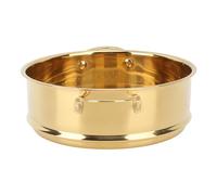 Xiuganpo Grille à Vapeur en Acier Inoxydable Durable avec Filet de Drainage pour Cuire à la Vapeur Divers Aliments, Facile à Nettoyer pour la Cuisine Quotidienne (GOLD)
