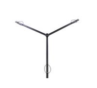 Xiuganpo Guide de Plancher de Stabilisateur de Trépied Pliable, Accessoires de Trépied, Jambe de Force Triangulaire avec Pieds Renforcés en Boucle O, pour la Photographie