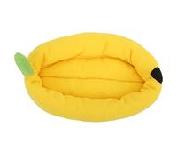 Xiuganpo Hamster Nid Chaud Doux Mignon Banane Petit Animal de Compagnie Coton Canapé-lit pour Cochon d'Inde et Planeur de Sucre 27x16x11cm