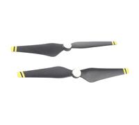 Xiuganpo Hélices à Serrage Automatique pour Drone Quadricoptère 3 - Accessoire D'hélice Durable à Réduction de Bruit pour Un Temps de Vol Plus Long, 2 Paires pour Les Amateurs de Vol (Bord Jaune)