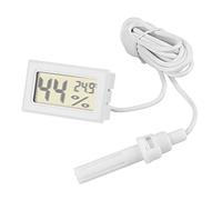 Xiuganpo Hygromètre Thermomètre et humidité Numérique LCD pour Reptiles, Compteur intégré pour une Utilisation Efficace, écran LCD Clair, Sonde Externe pour la Précision, adapté à Diverses