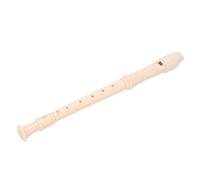 Xiuganpo Instrument de Flûte à Bec Soprano ABS 8 Trous, Matériau Sain pour les Enfants, Gameplay Flexible et Voix Claire, pour les écoles Maternelles et élémentaires (WHITE)