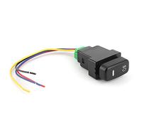 Xiuganpo Interrupteur de Commande de Phare Antibrouillard, Haute sensibilité, adapté au Remplacement en Plastique pour Pajero Lancer Outlander