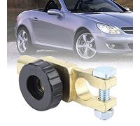 Xiuganpo Interrupteur de Déconnexion de Batterie, Isolateur Durable pour Coupure de Courant Automatique de Voiture, adapté à Diverses Batteries, Alliage de Zinc, Vert (BLACK)