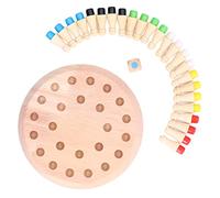 Xiuganpo Jeu D'échecs en Bois à Mémoire de Forme pour Le Développement de L'éducation Précoce, Jeu D'association Amusant pour Les Enfants de 3 Ans et Plus, Matériau en Bois D'hévéa de Haute qualité