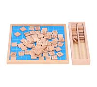 Xiuganpo Jouet de Cent Planches en Bois pour Enfants, Jeu éducatif pour Compter de 1 à 100, Jouet Sûr et Durable pour Les Tout-Petits, Outil d'apprentissage des Mathématiques Parfait
