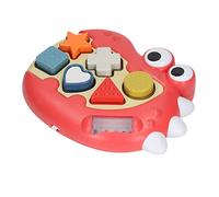 Xiuganpo Jouet de de Formes avec Lumières, Sons et Airs de Musique pour Les Tout-Petits, Matériau ABS, Jouet éducatif de Cognition de Forme pour L'éducation Précoce (Rouge)