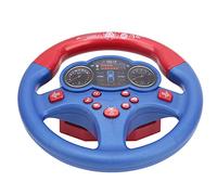 Xiuganpo Jouet de Volant de Simulation électrique avec Son et Lumières pour Enfants de Plus de 3 Ans, Jouet éducatif pour la Cognition des Couleurs et des Formes, Matériau ABS, 7,9 X 3,5 X 9,4