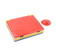 Xiuganpo Jouet éducatif pour Ordinateur Portable pour Enfants, Conception de Simulation élevée avec Musique Légère pour Apprendre L'anglais, Taille Portable, 1 unité (Yellow)