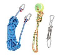Xiuganpo Jouets Durables de Corde de Chien de Poteau de Ressort pour la Corde de Coton de Chiens de Taille Moyenne et Le Plaisir Extérieur Interactif de Remorqueur de Ressort Résistant 16.4ft