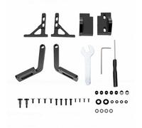 Xiuganpo Kit de Charnière de Porte D'imprimante 3D, Remplacement pour Lab P2S, Charnière en Métal CNC Réglable de 90 à 270 Degrés avec Butée pour un Plus Grand Espace de Réglage et une