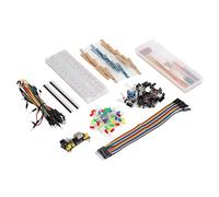 Xiuganpo Kit de Composants électroniques 400 Pièces, Module | Kit de démarrage électronique avec planche à pain 830 points de liaison, câbles de démarrage, LED, résistances pour projets