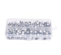 Xiuganpo Kit de Condensateur électrolytique à Performances Fiables, 200 Pièces, Ensemble de Condensateurs 10-50V pour Télécommunications