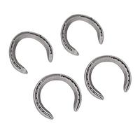 Xiuganpo Kit de Fer à Cheval Durable et Résistant à l'usure en Alliage D'aluminium pour L'équitation, 4 Pièces D'accessoires de Fer à Cheval Antidérapants pour Les Chevaux Qui Marchent Souvent sur