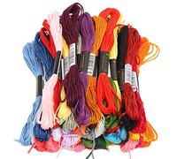 Xiuganpo Kit de Fil à Coudre en Polyester 50 Couleurs, Fil Qui Ne Se Décolore Pas pour Machine à Coudre, Bobines Assorties Brillantes pour la Couture à la Maison, Coutures Lisses, Fournitures