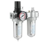 Xiuganpo Kit de Filtre de Compresseur d'Air, Séparateur d'eau ' avec Piège à Jauge et Régulateur de Pression pour un Contrôle 'Air Stable pour les Outils à Air comprimé