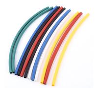 Xiuganpo Kit de Gaines Thermorétractables 2:1 70 Pièces, Manchons de Câble en Polyoléfine Ignifuges sans Halogène, 5 Tailles, Longueur 200 Mm pour l'isolation électrique, Protection des Connecteurs