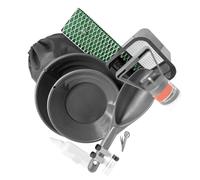 Xiuganpo Kit de Panoramique en Or avec Petite Boîte à écluse, Alliage en Aluminium 2 Gold Pans Classificateur Filals Scoop Sac pour Rivers Streams Gold Mining Exploration