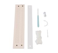 Xiuganpo Kit de Perforation pour Reliure de Livres, Guide de Trous en Plastique Pratique pour les Amateurs D'artisanat, Outil Manuel pour Magazines, Scrapbooking, 1 Kit pour Studio D'artiste