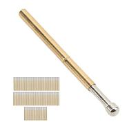 Xiuganpo Kit de Test de Broches de Sonde à Aiguille à Ressort P125-D, 100 Broches de Test de Composants électroniques, Pogo en Laiton de Haute qualité pour PCB, pour Ingénieurs et Passionnés de