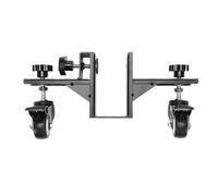 Xiuganpo Kit D'installation de Porte, Chariot de Panneau de Porte Robuste en Acier pour 1 Pouce à 2-3/8 Pouces Kit D'outils D'installation de Levage Réglable Permettant D'économiser