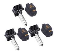 Xiuganpo Kit Hotend à Haut Flux amélioré, Buses en Acier trempé de 0,2 Mm, 0,4 Mm, 0,6, Structure Modulaire Pré-assemblée, Couvercle en Silicone, Remplacement pour Mini Imprimante 3D