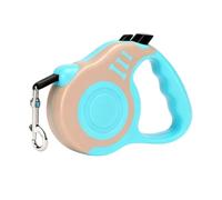 Xiuganpo Laisse pour Chien Rétractable 5m, Laisse Nylon avec Frein à (Blue)